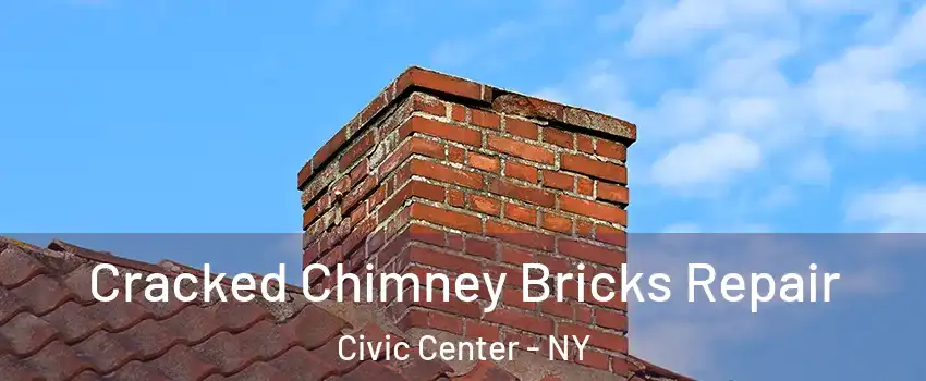 Cracked Chimney Bricks Repair Civic Center - NY