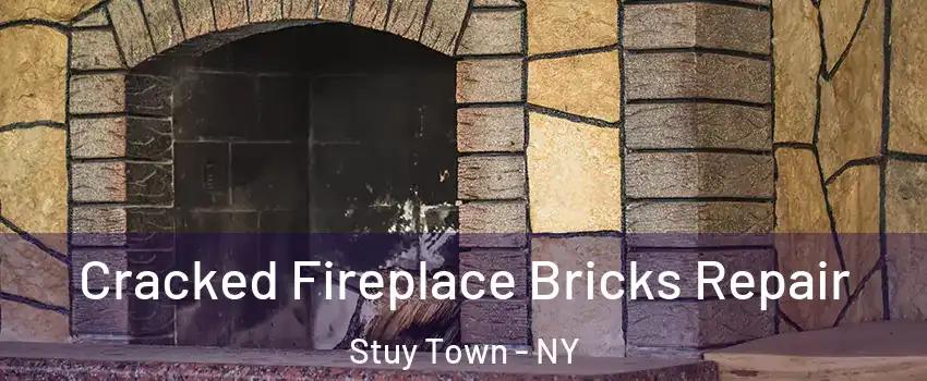 Cracked Fireplace Bricks Repair Stuy Town - NY