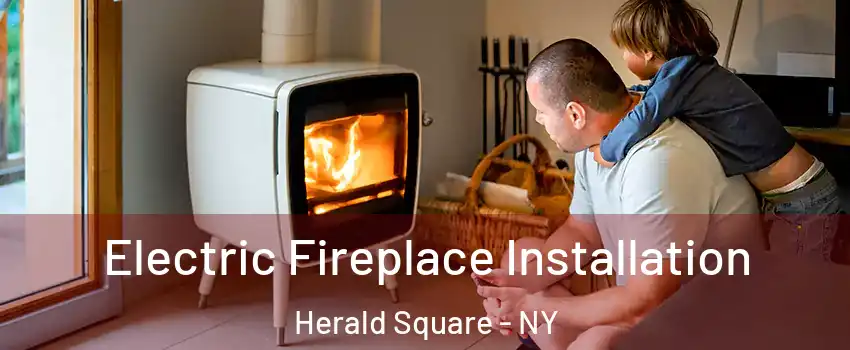 Electric Fireplace Installation Herald Square - NY