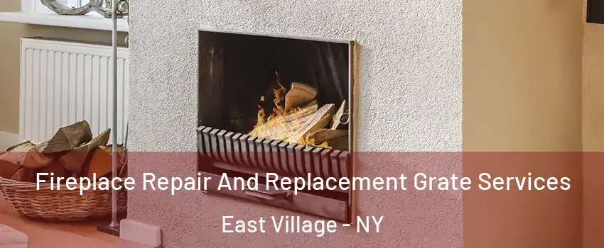 Fireplace Repair And Replacement Grate Services East Village - NY