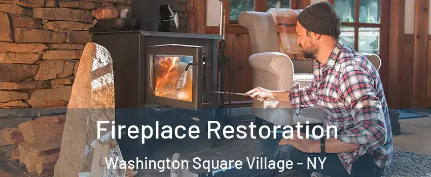 Fireplace Restoration Washington Square Village - NY