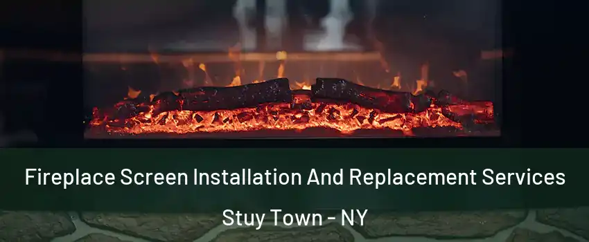 Fireplace Screen Installation And Replacement Services Stuy Town - NY