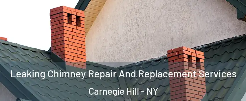 Leaking Chimney Repair And Replacement Services Carnegie Hill - NY