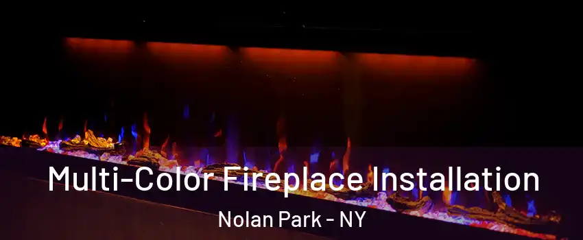 Multi-Color Fireplace Installation Nolan Park - NY