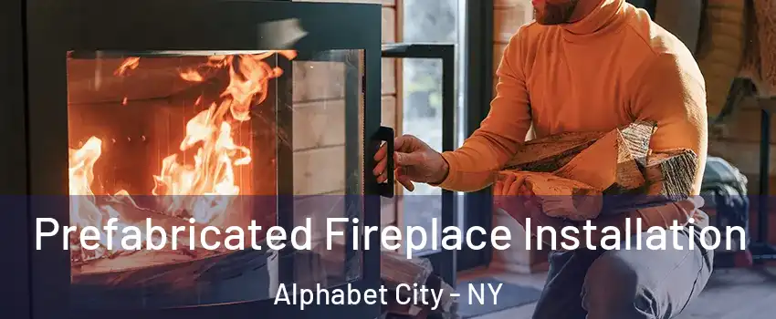 Prefabricated Fireplace Installation Alphabet City - NY