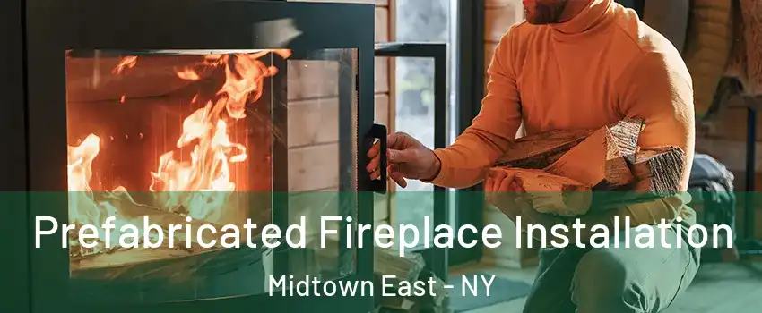 Prefabricated Fireplace Installation Midtown East - NY