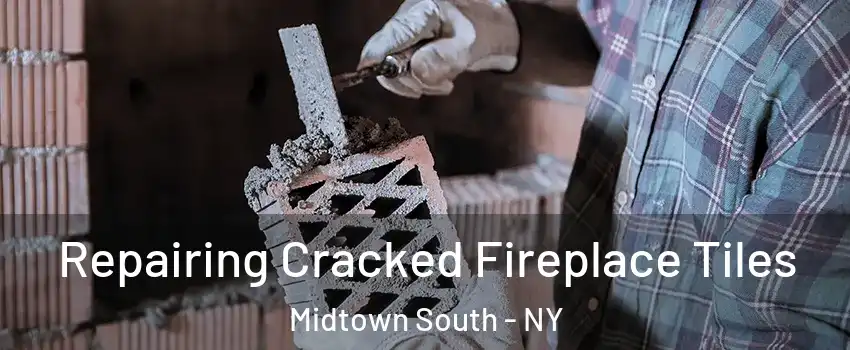 Repairing Cracked Fireplace Tiles Midtown South - NY