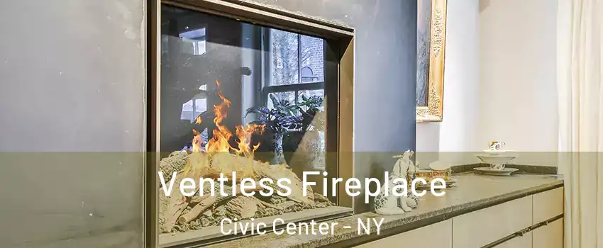 Ventless Fireplace Civic Center - NY